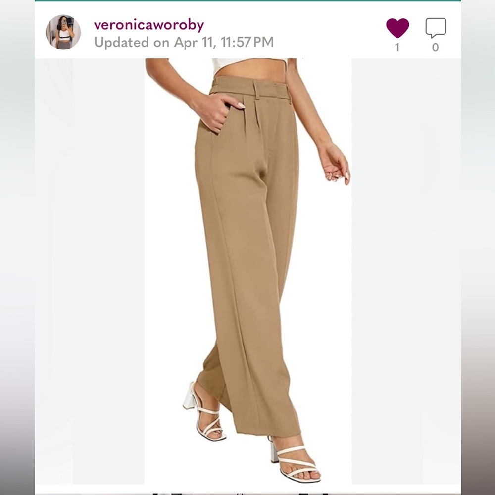 Vintage High-waisted Pleated Trouser